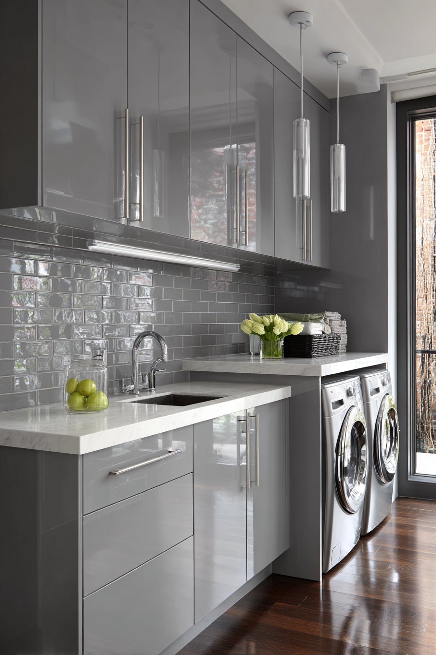 Contemporary Monochromatic Gray Scheme