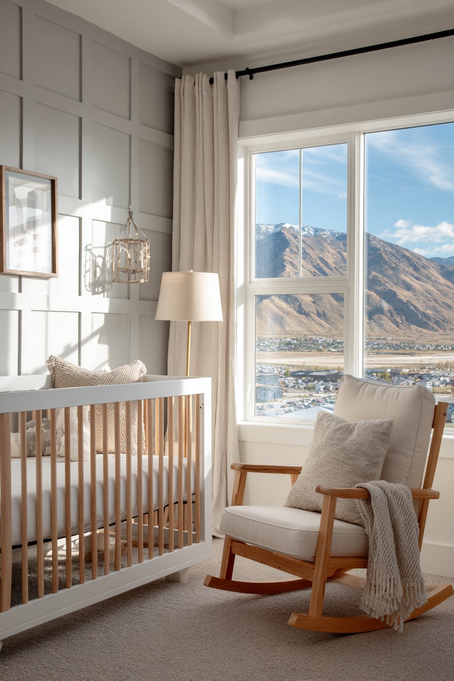 Textured Two-Tone Wall Treatment