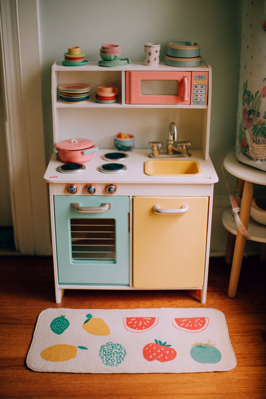 Miniature Market Play Kitchen
