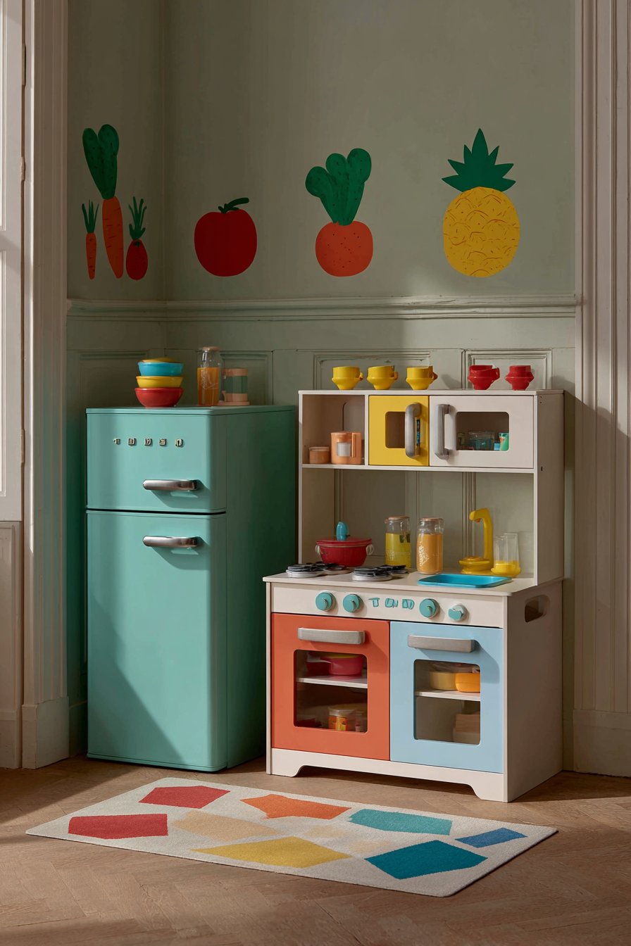 Miniature Market Play Kitchen