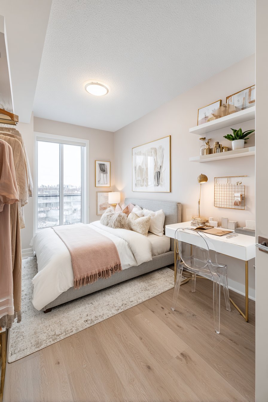 Modern Feminine Workspace