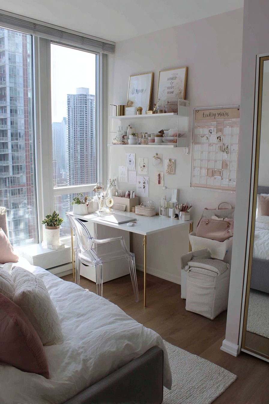 Modern Feminine Workspace