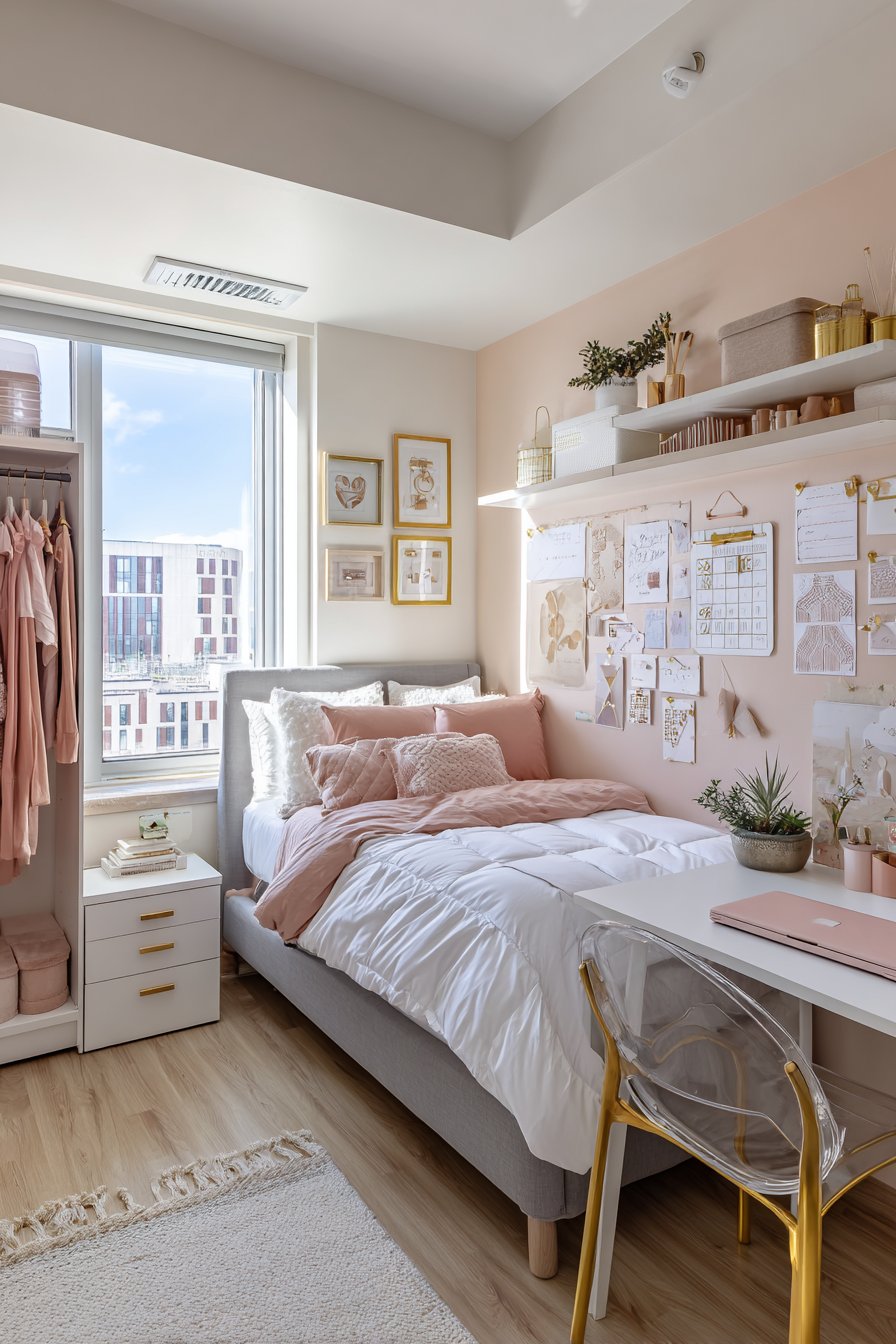 Modern Feminine Workspace