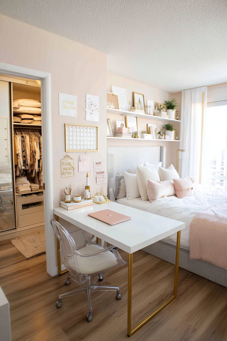 Modern Feminine Workspace