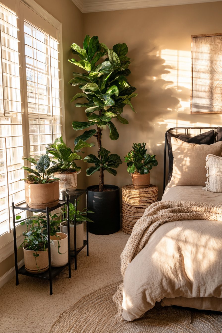 Botanical Corner Plant Display