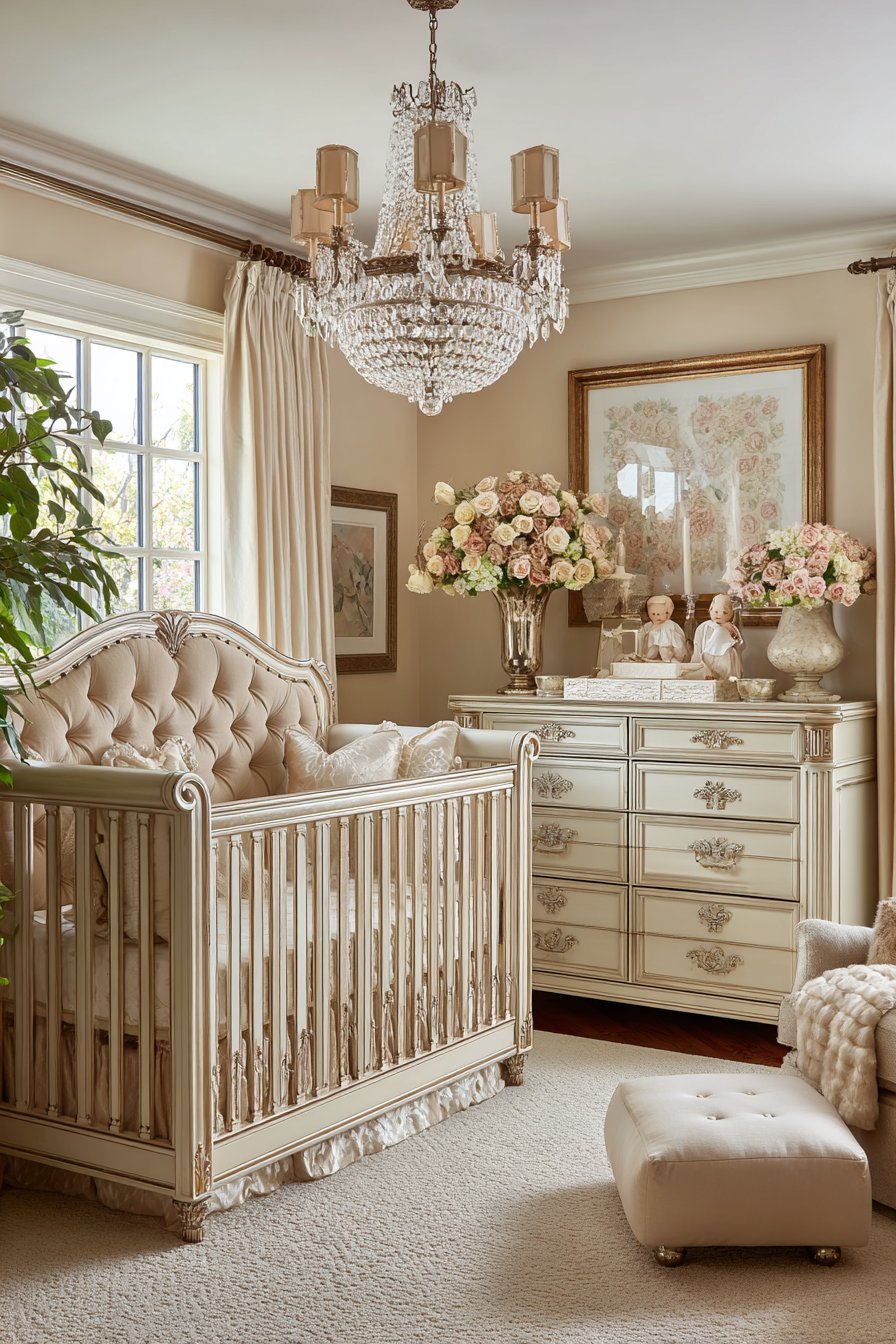 Luxurious Velvet Upholstered Elegance