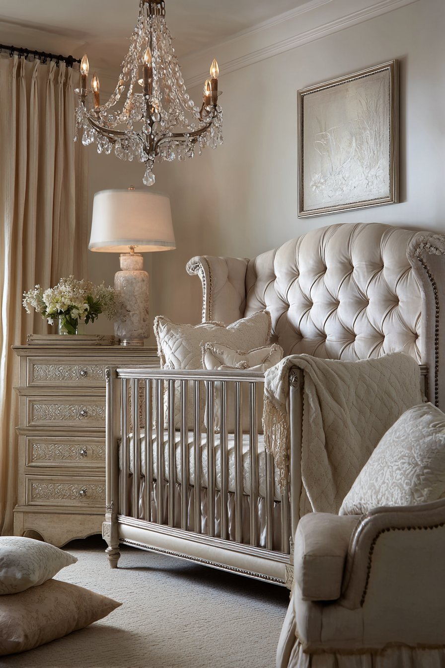 Luxurious Velvet Upholstered Elegance