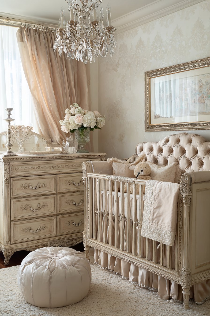 Luxurious Velvet Upholstered Elegance