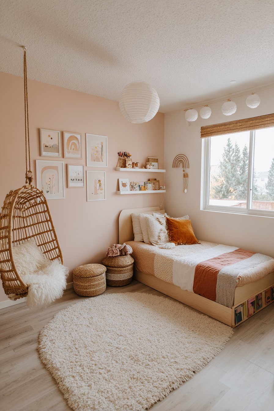 Playful Kid-Friendly Boho Space