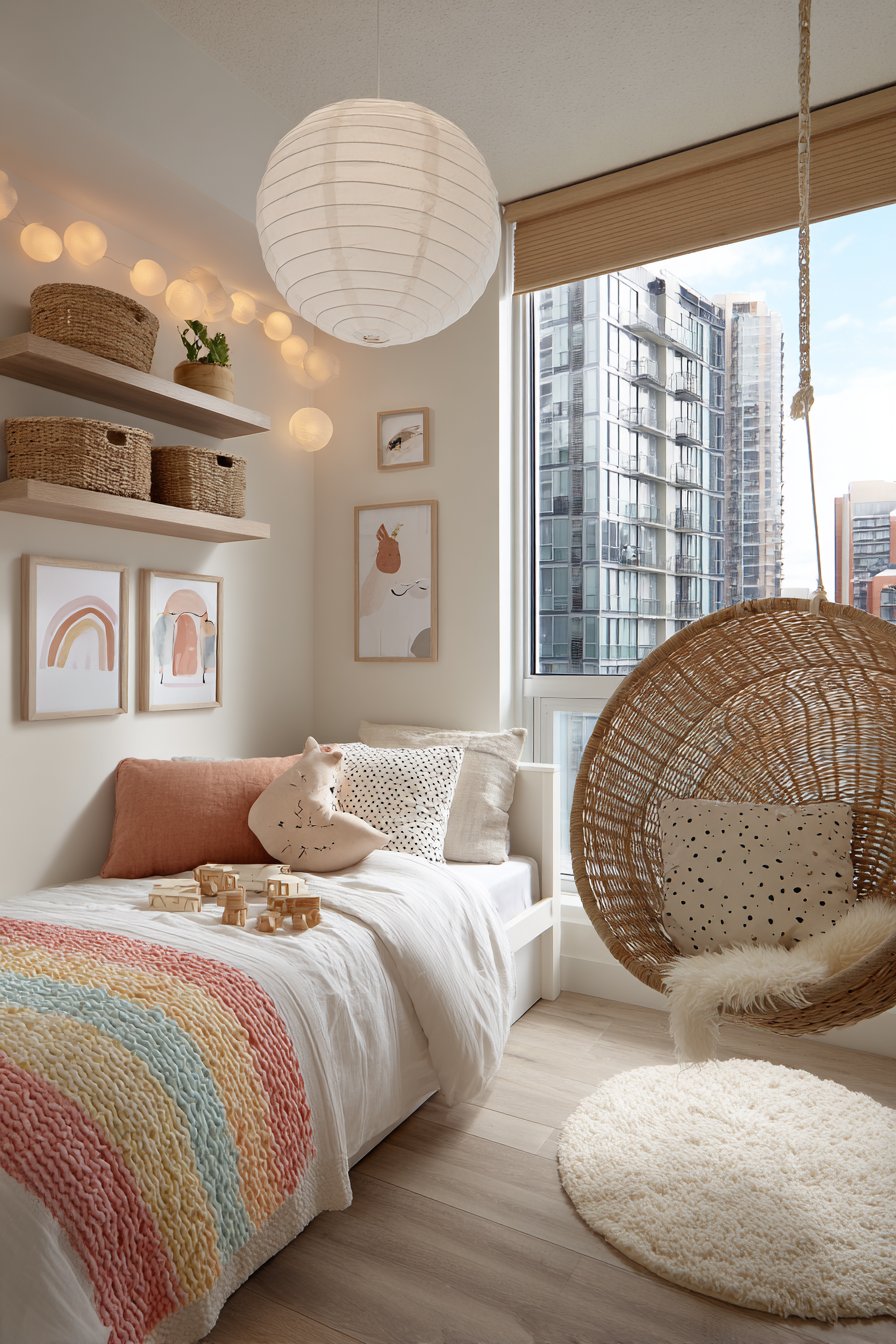 Playful Kid-Friendly Boho Space