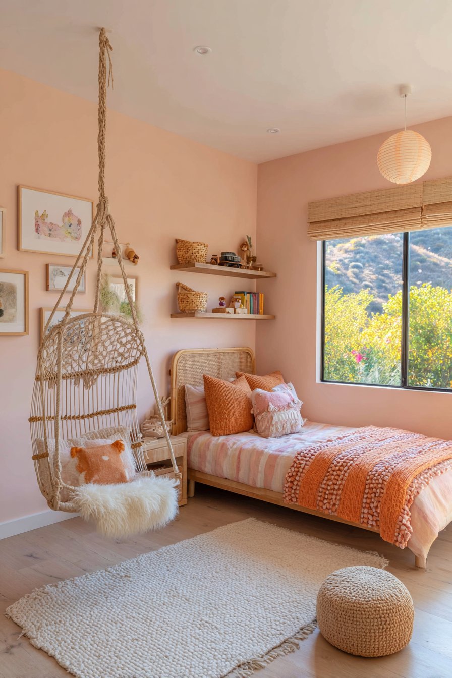 Playful Kid-Friendly Boho Space