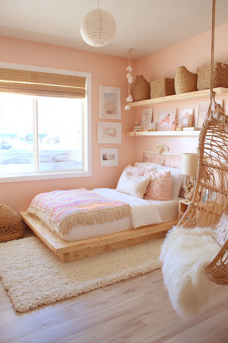 Playful Kid-Friendly Boho Space