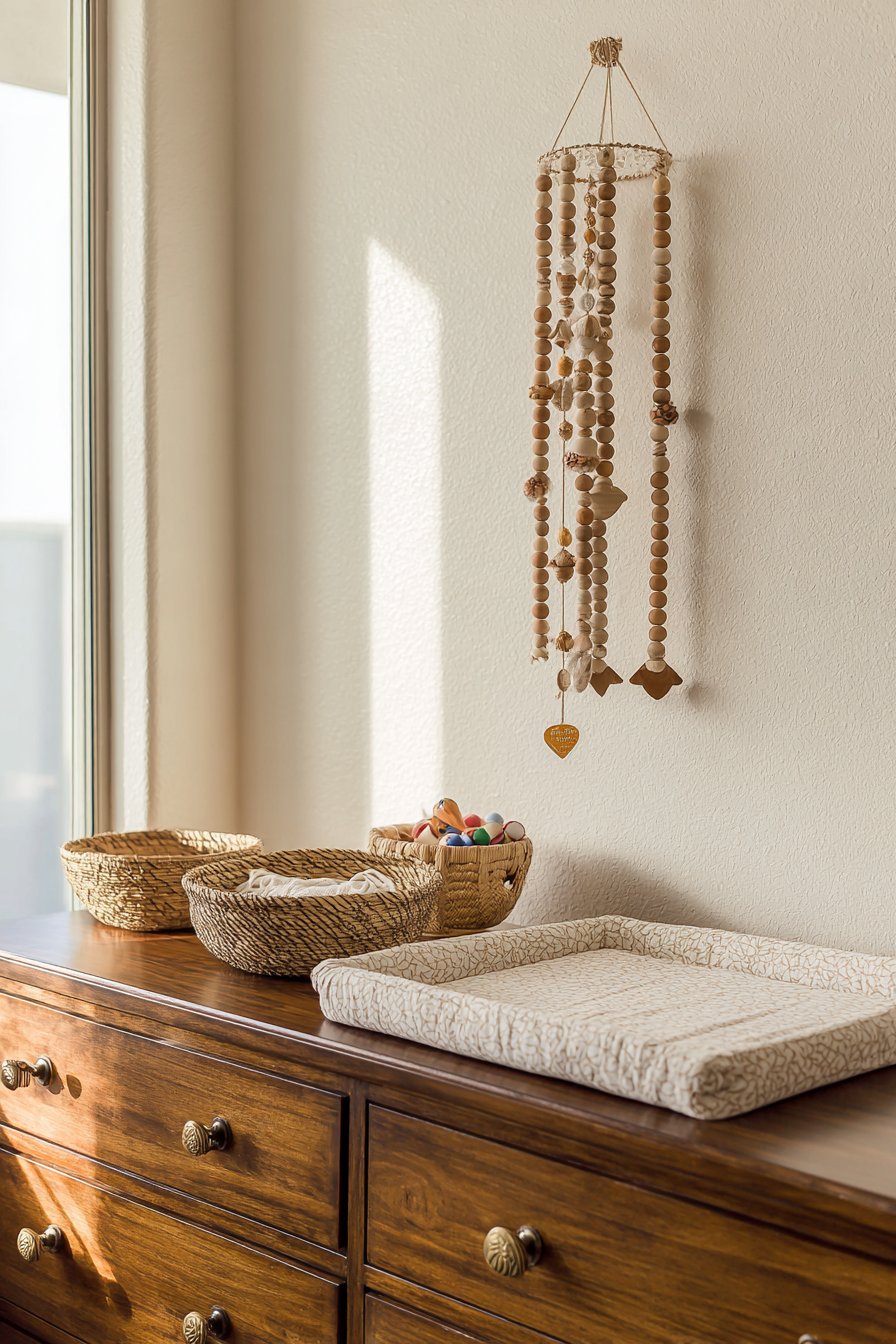 Vintage Dresser Diaper Changing Integration