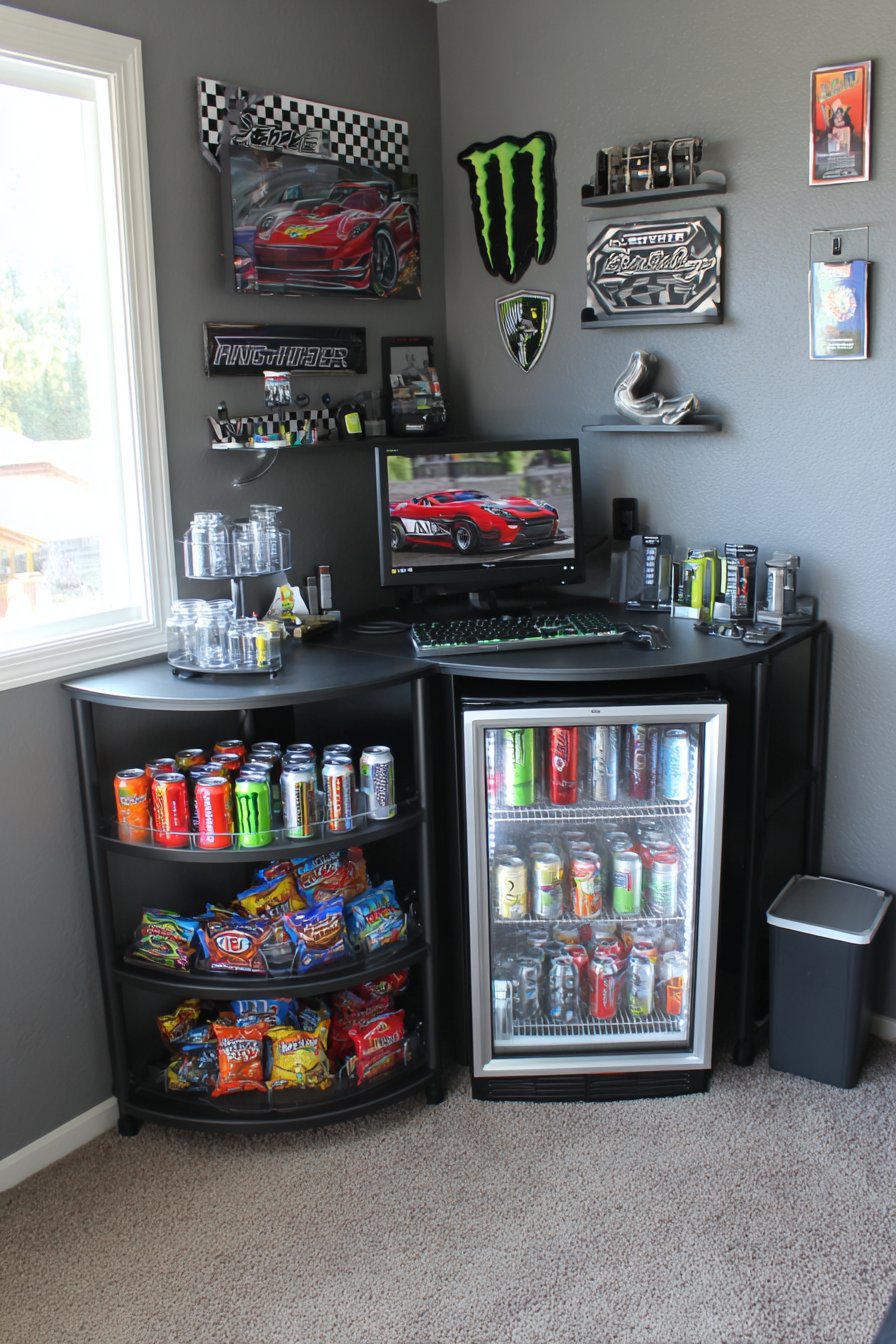 Gaming Fuel Snack Station