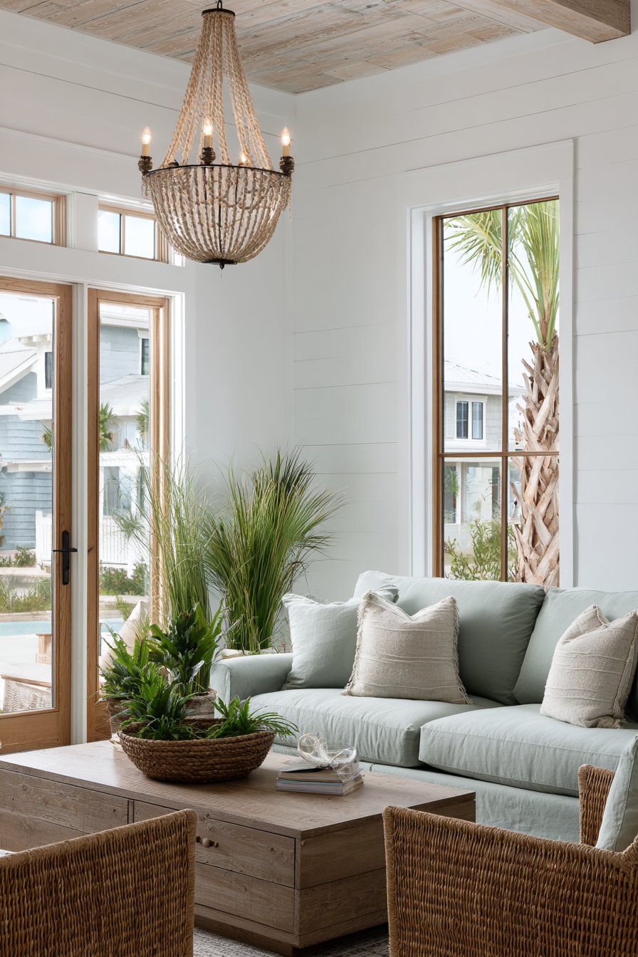 Coastal Seafoam with Driftwood Breeziness