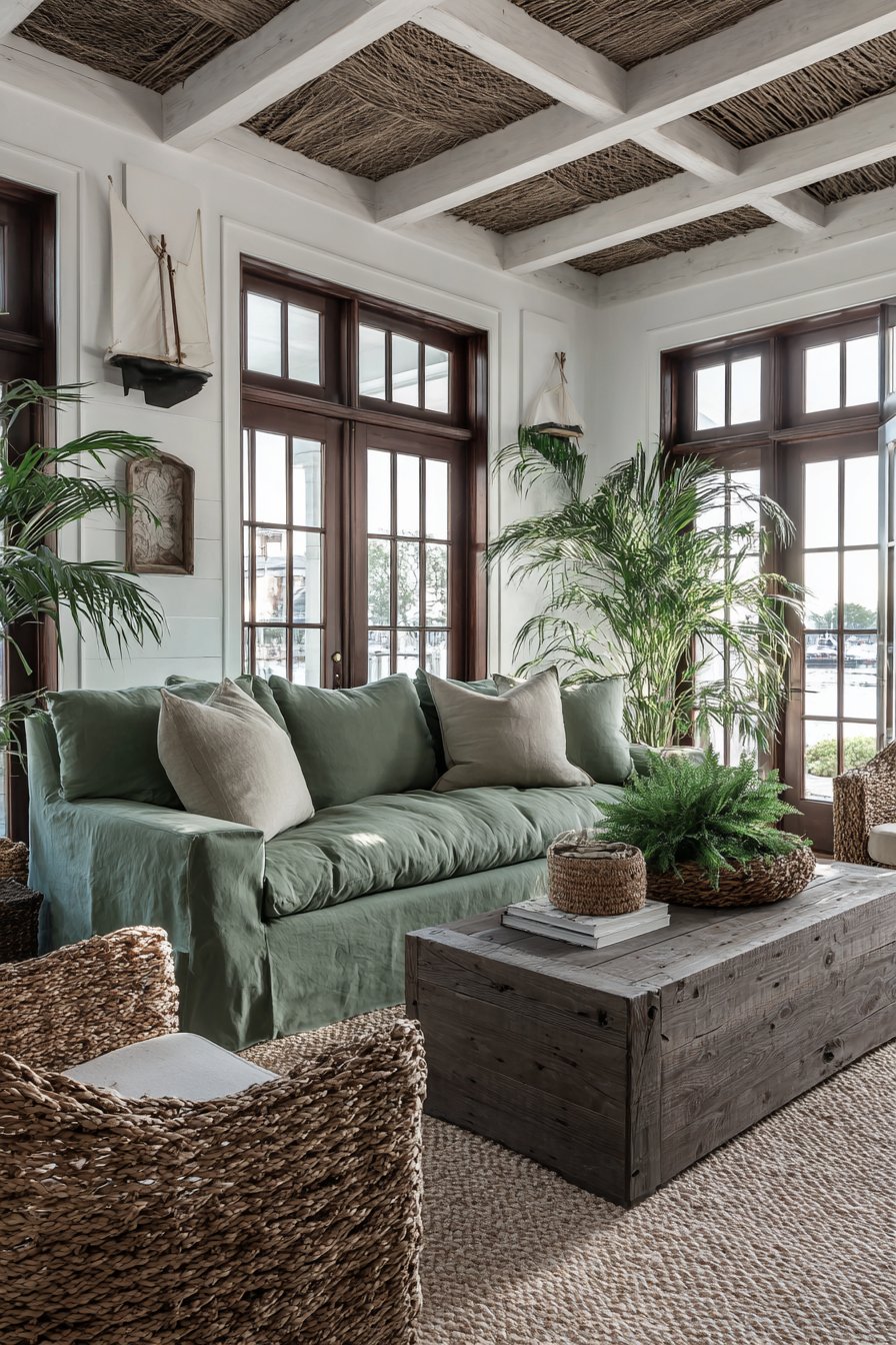 Coastal Seafoam with Driftwood Breeziness