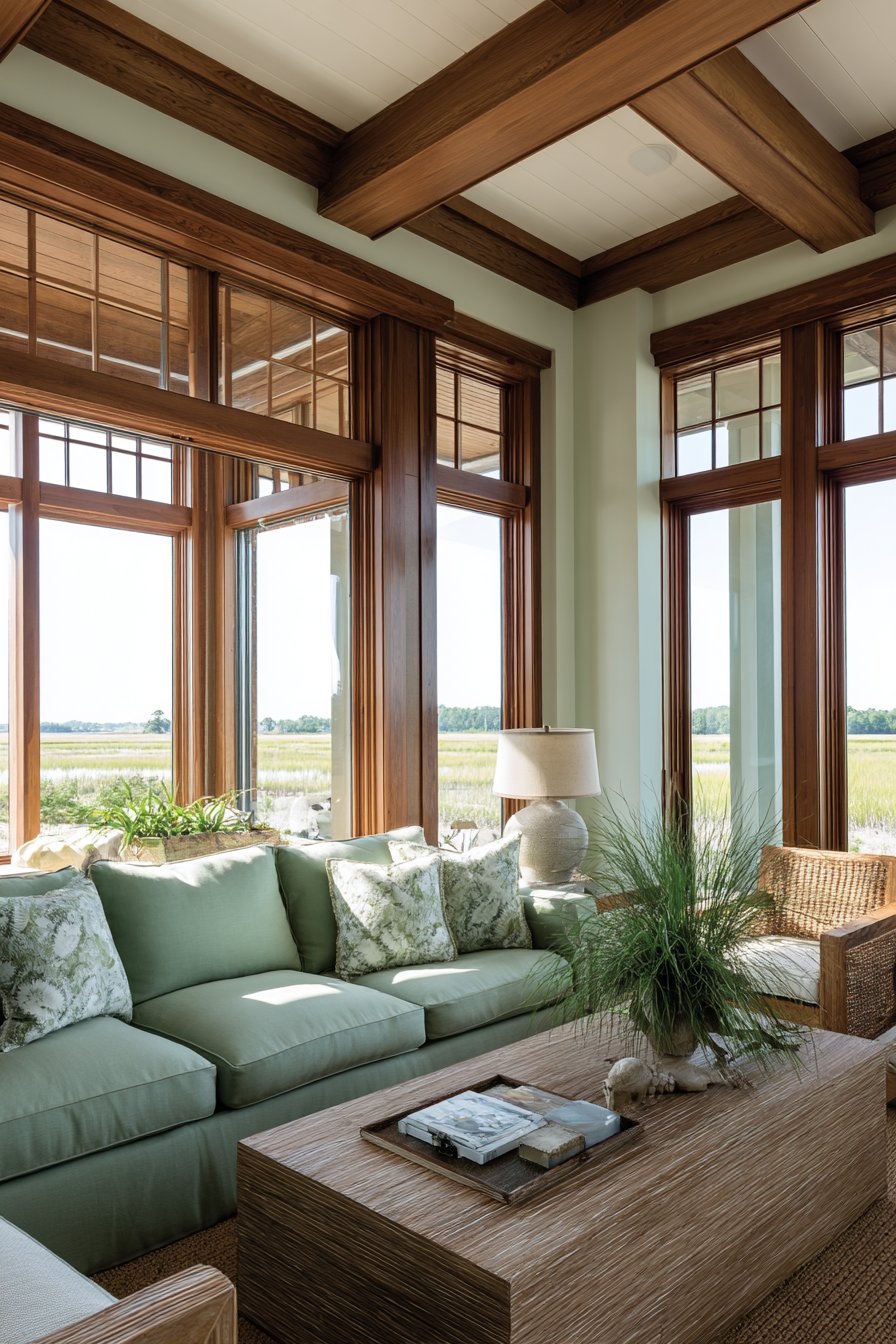 Coastal Seafoam with Driftwood Breeziness