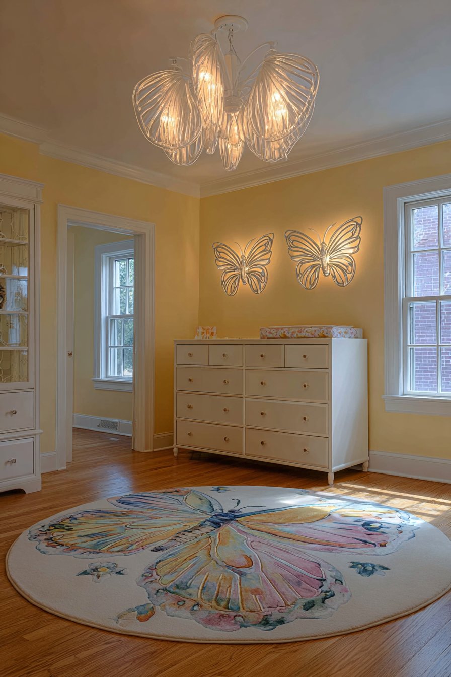 Statement Lighting with Butterfly Fixtures