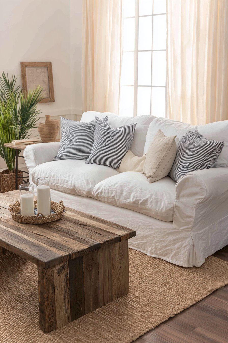 Casual Slipcovered Comfort