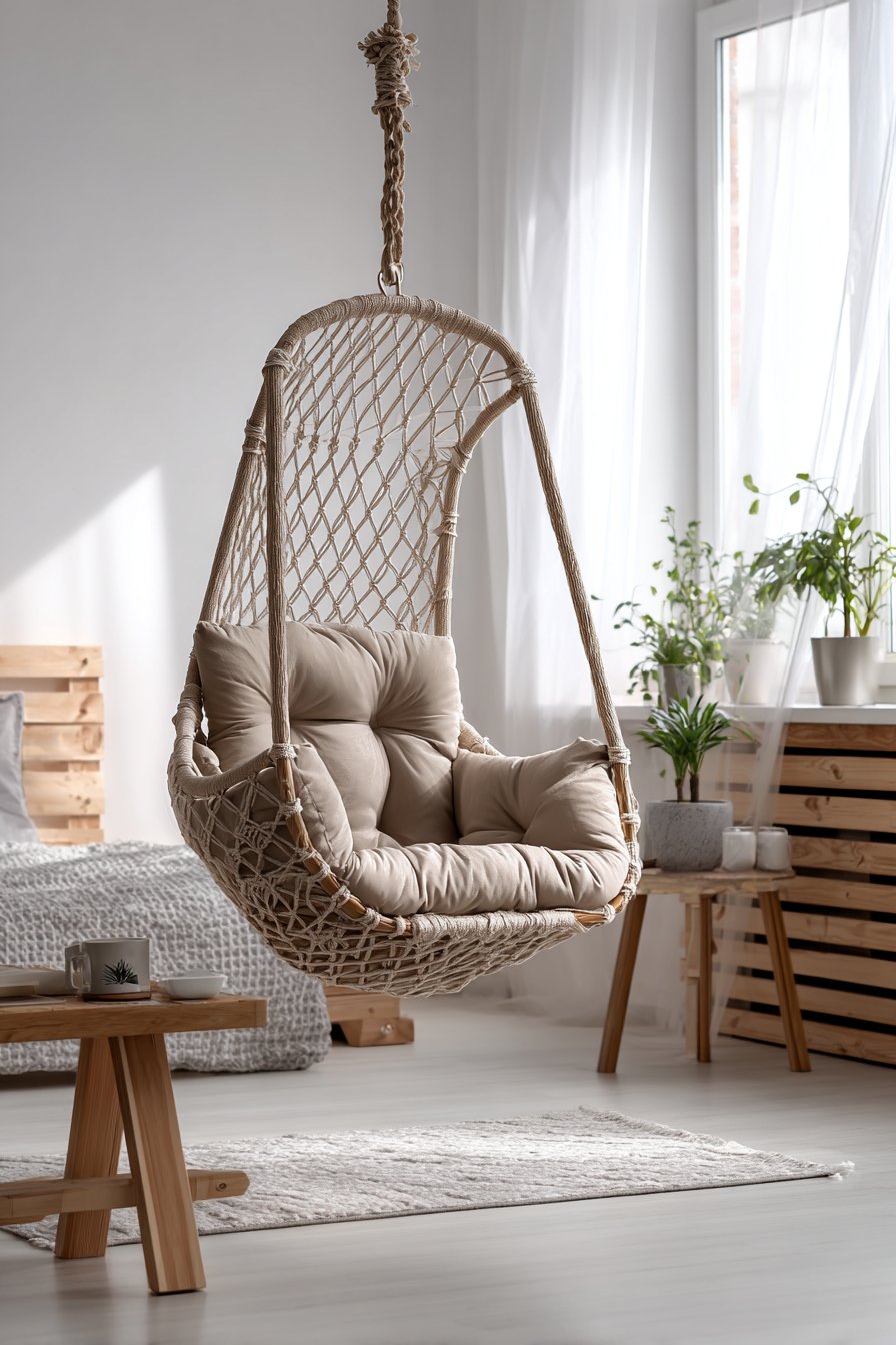 Bohemian Hanging Chair Retreat