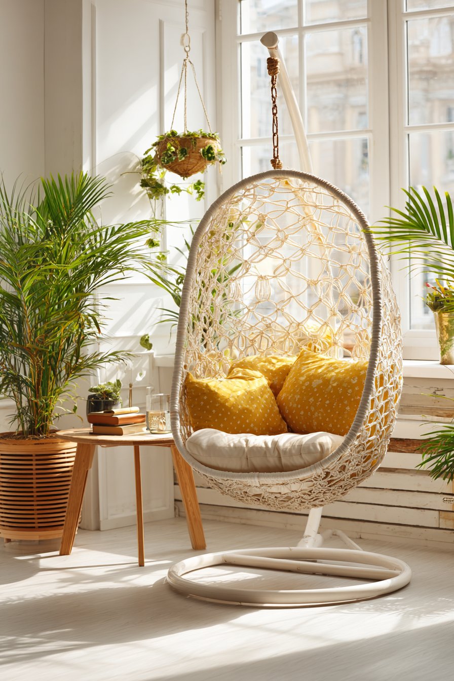 Bohemian Hanging Chair Retreat