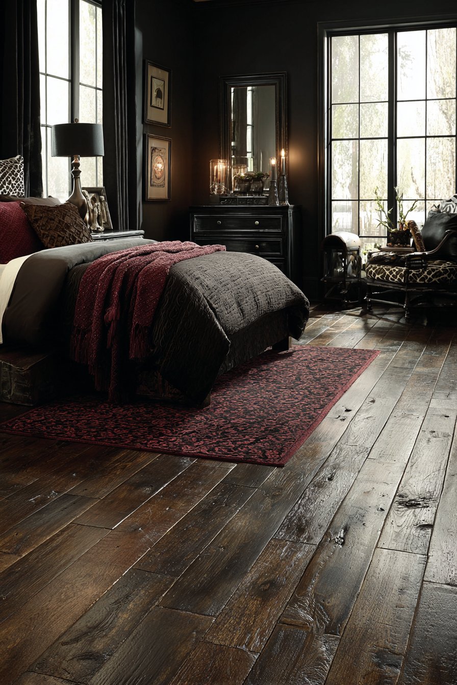 Rich Hardwood Floor Foundation