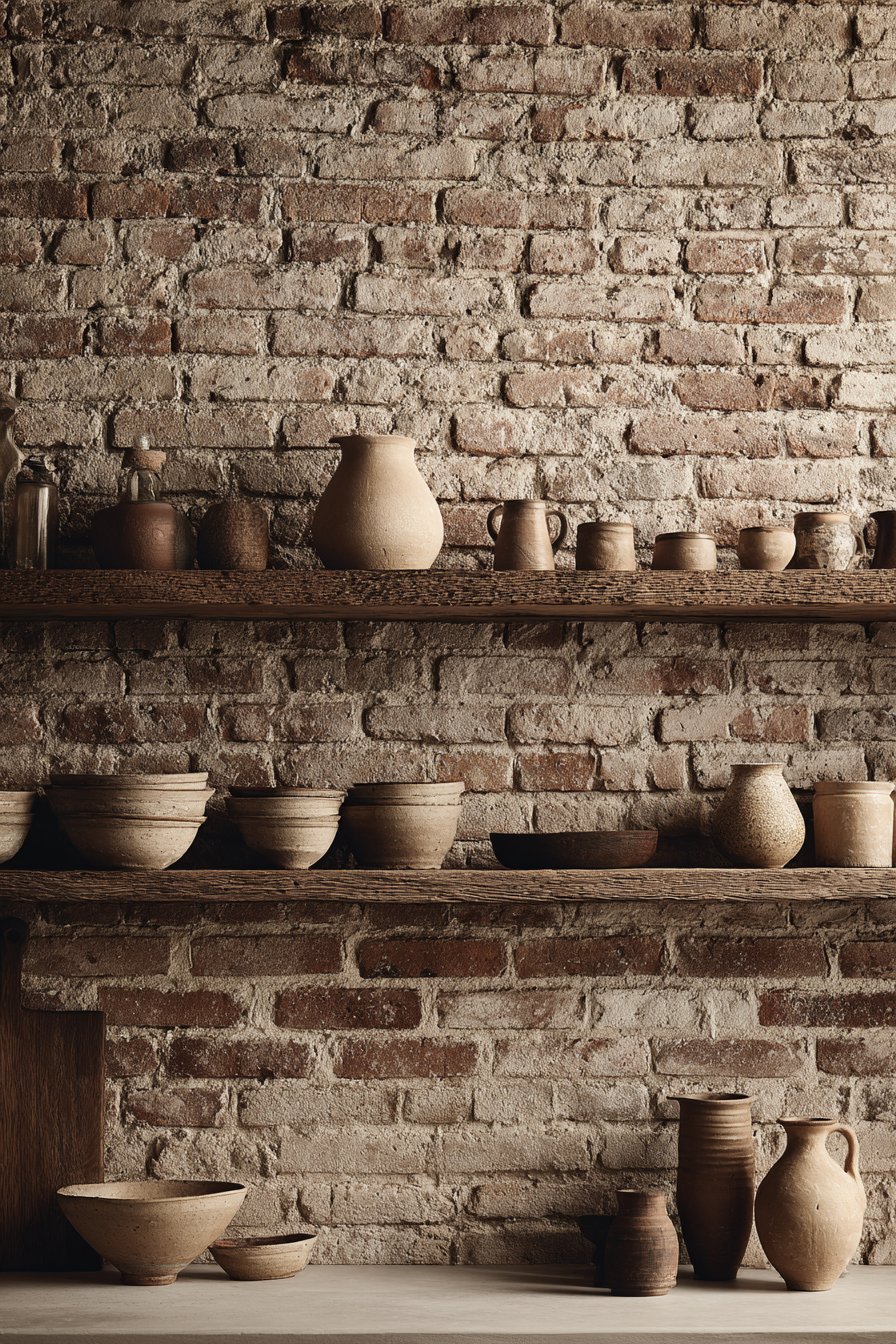 Reclaimed Brick Statement Wall