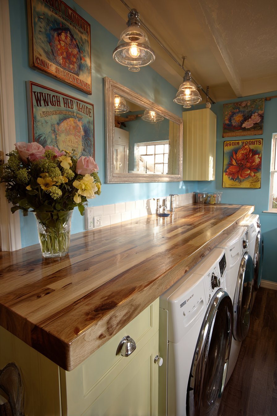 Dual-Material Countertop Design