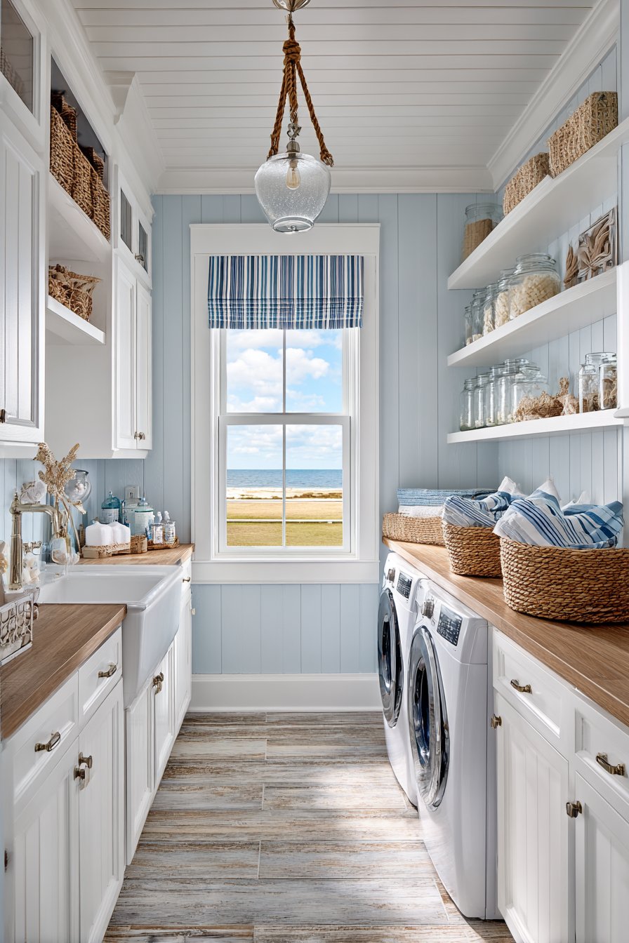 Coastal Blue and White Breeziness