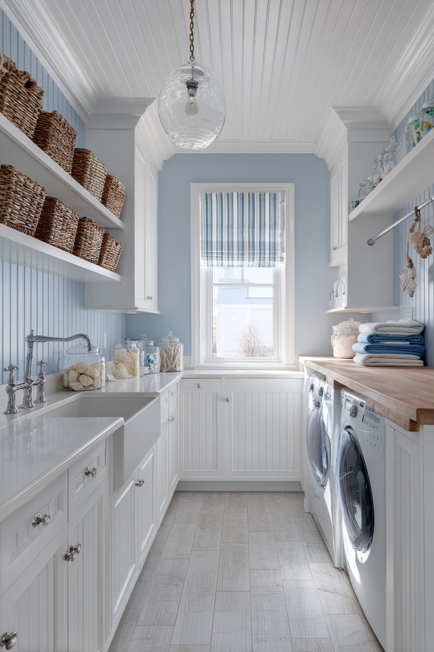 Coastal Blue and White Breeziness