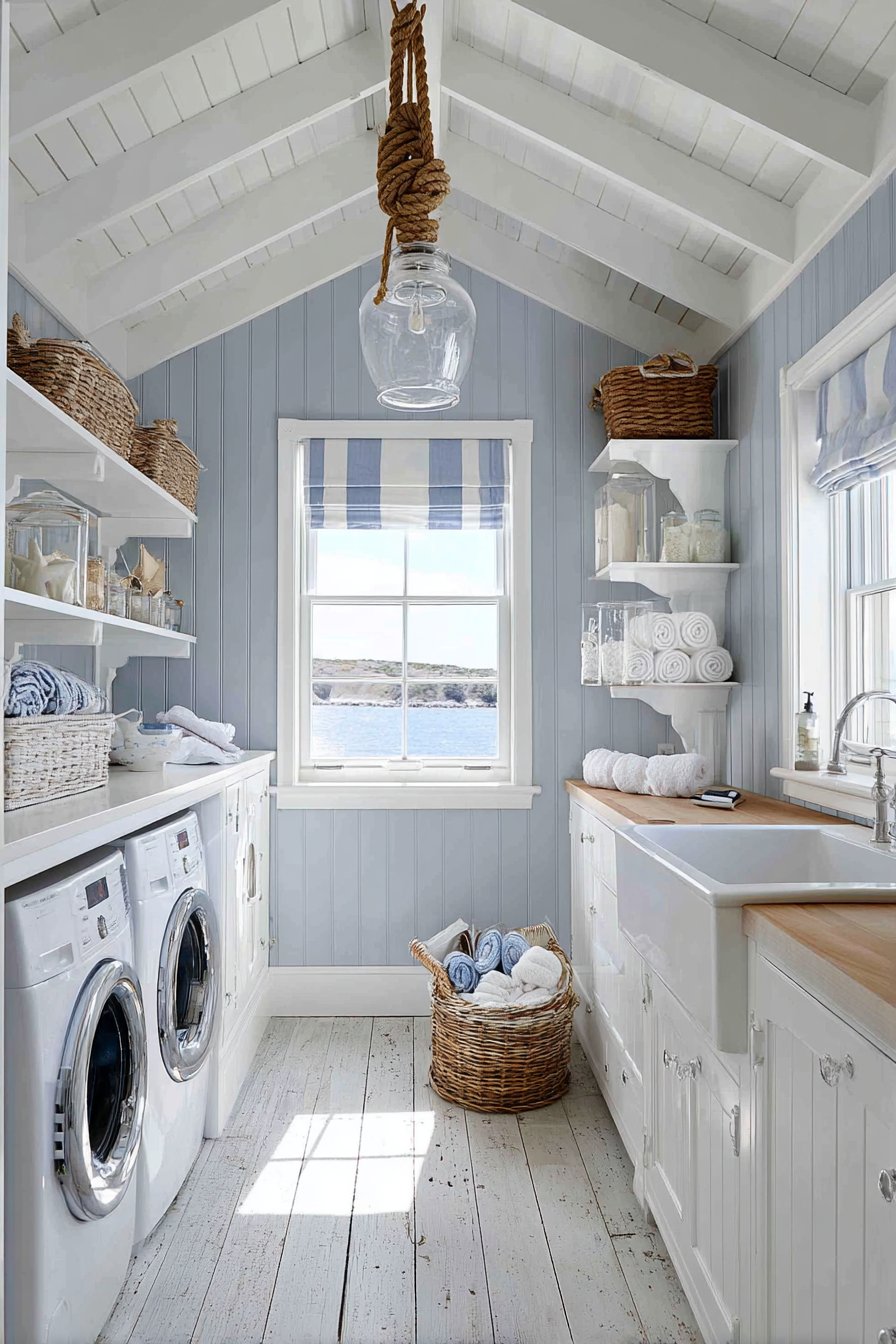 Coastal Blue and White Breeziness