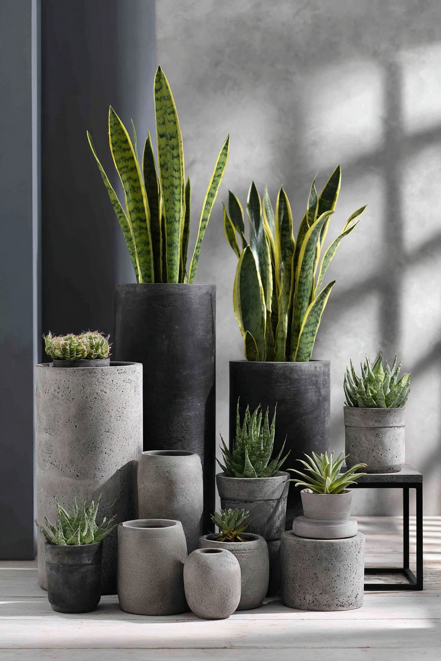 Architectural Plant Display Corner
