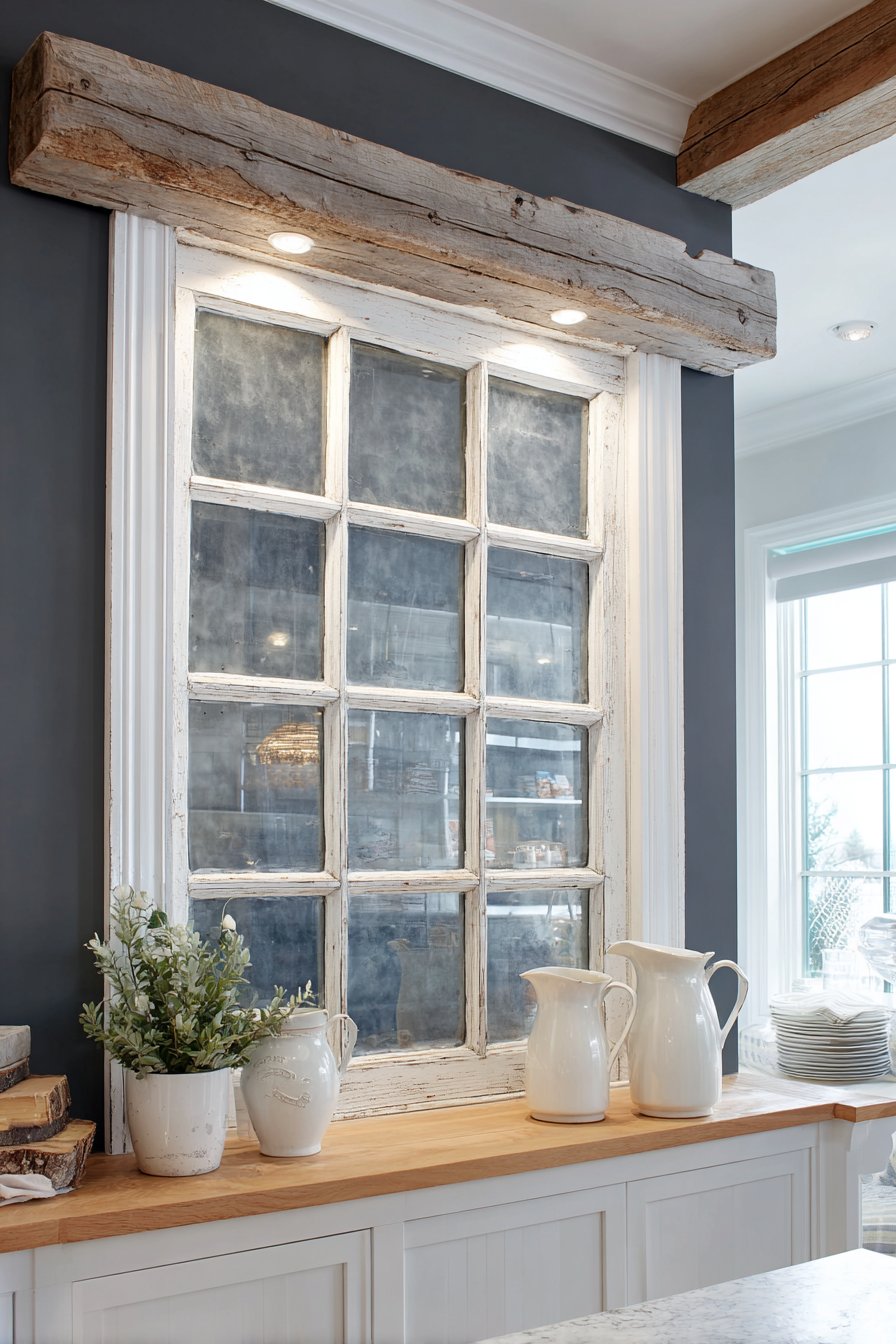 Contemporary Farmhouse Window Grid