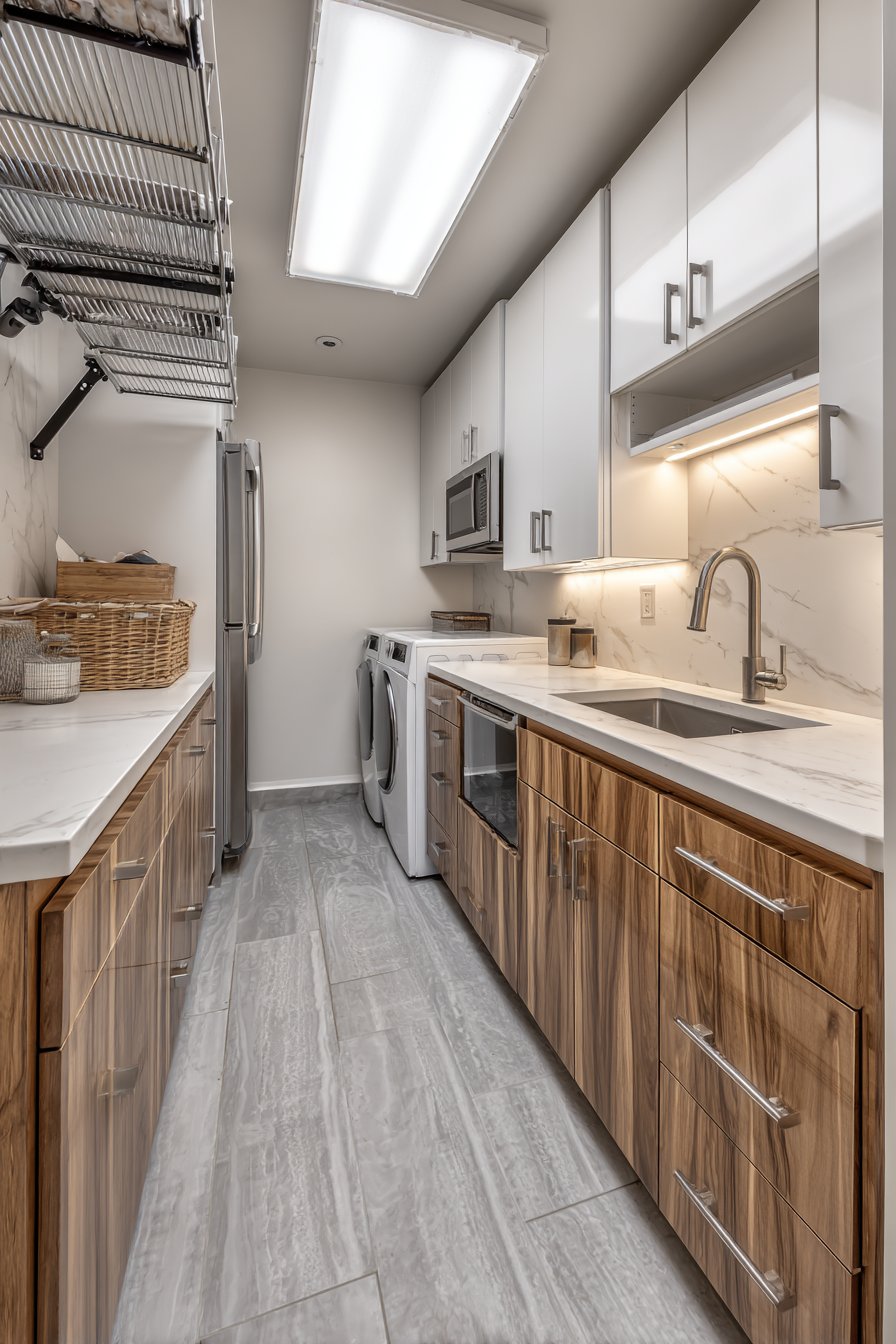 Two-Tone Galley Sophistication