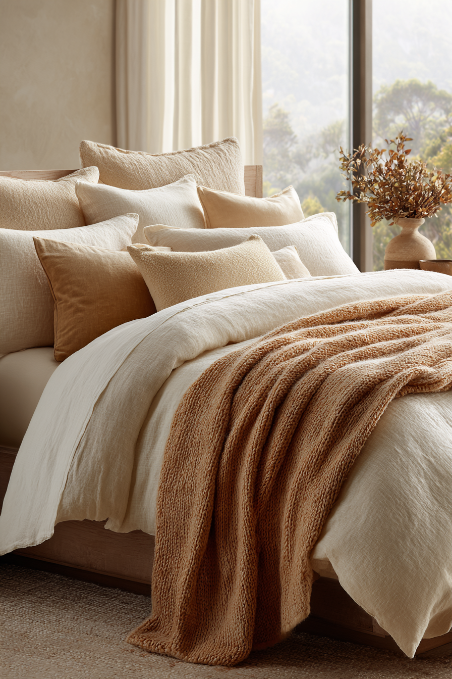 Luxurious Bedding Layer Details