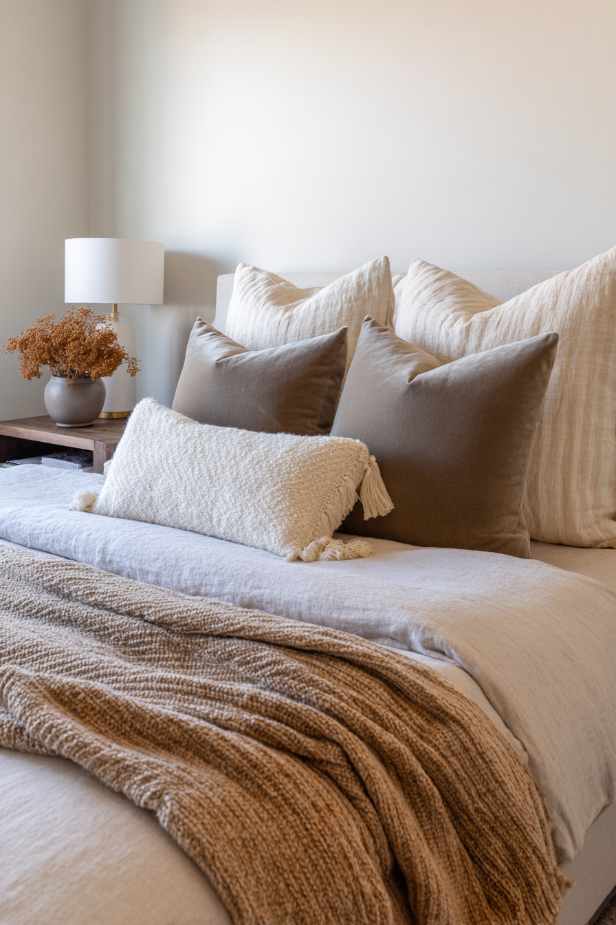 Luxurious Bedding Layer Details
