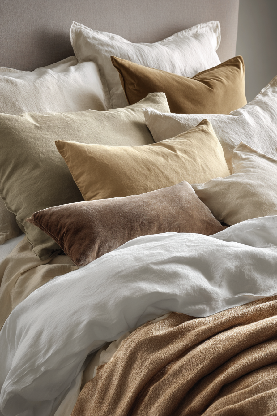 Luxurious Bedding Layer Details