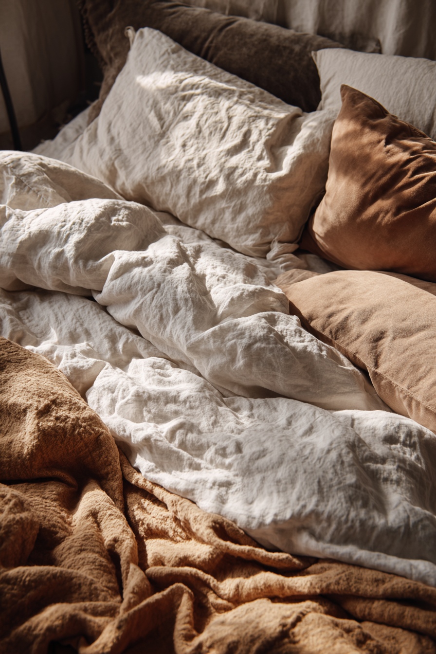 Luxurious Bedding Layer Details
