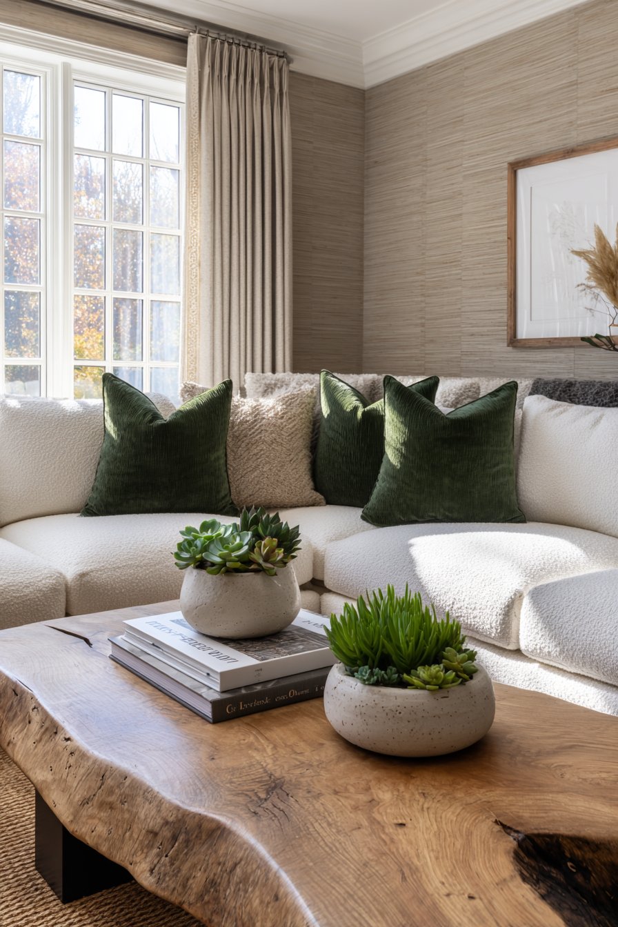 Textured Grasscloth Wall Treatment