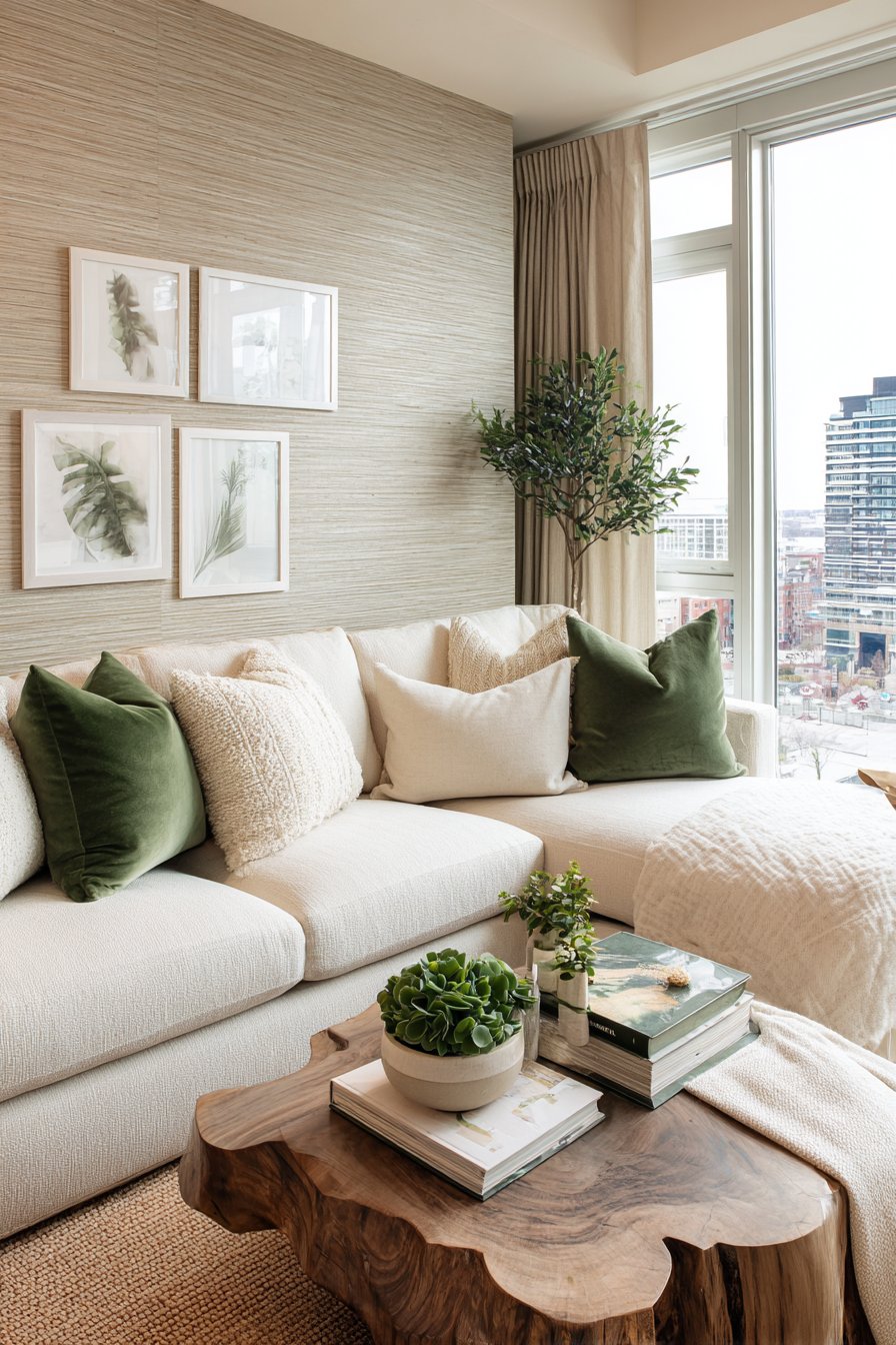 Textured Grasscloth Wall Treatment