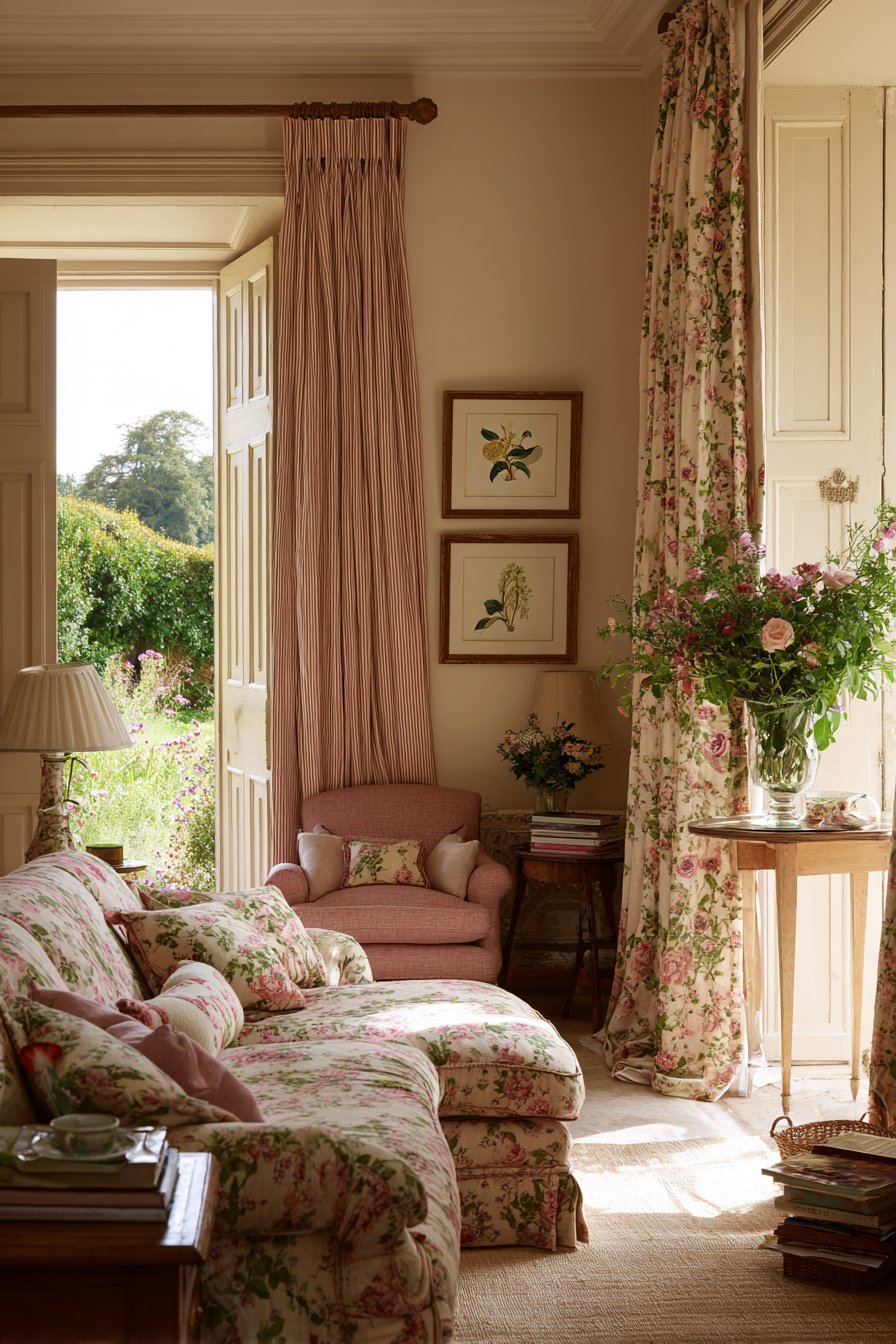 English Chintz Floral Comfort
