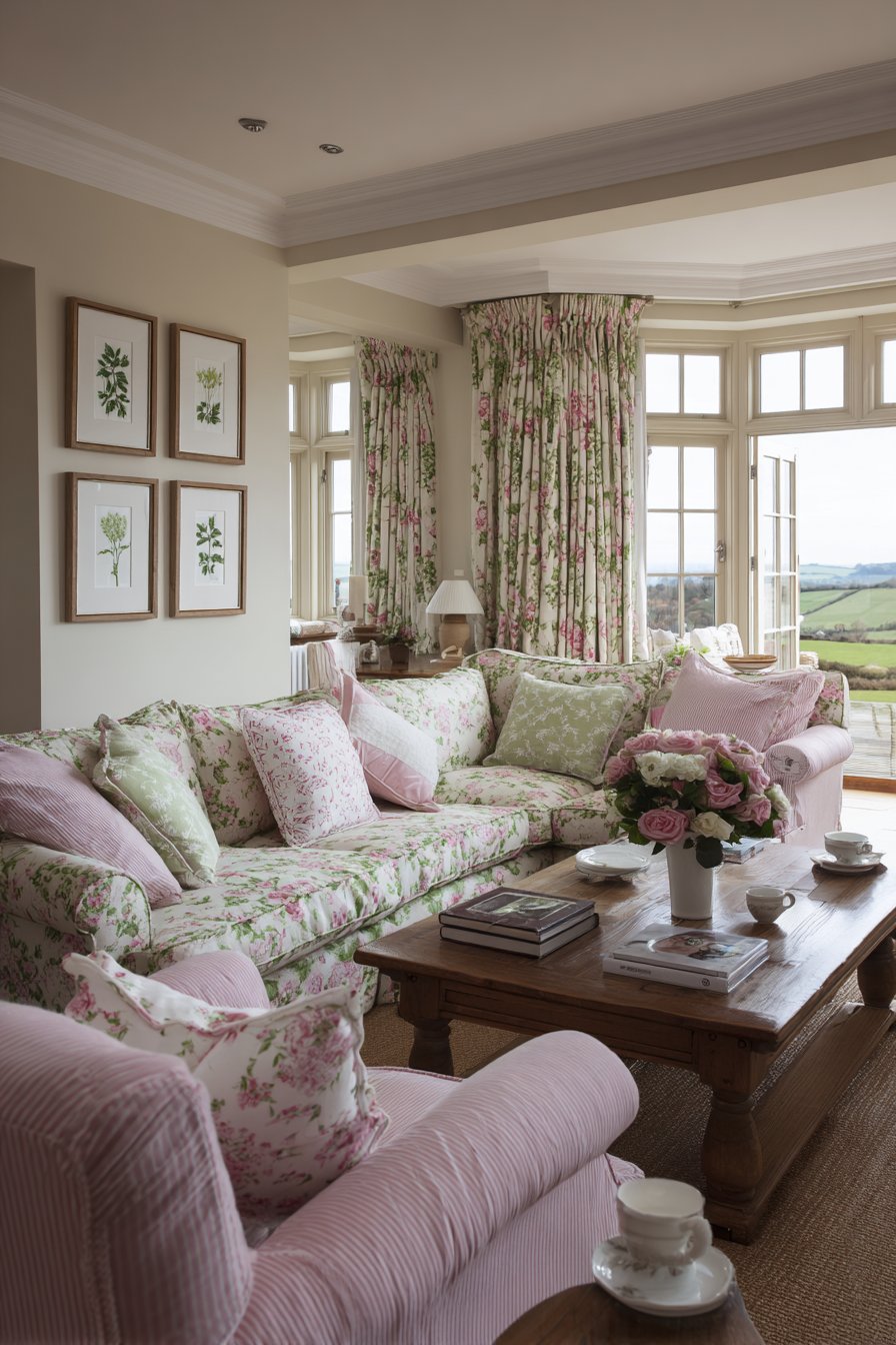 English Chintz Floral Comfort