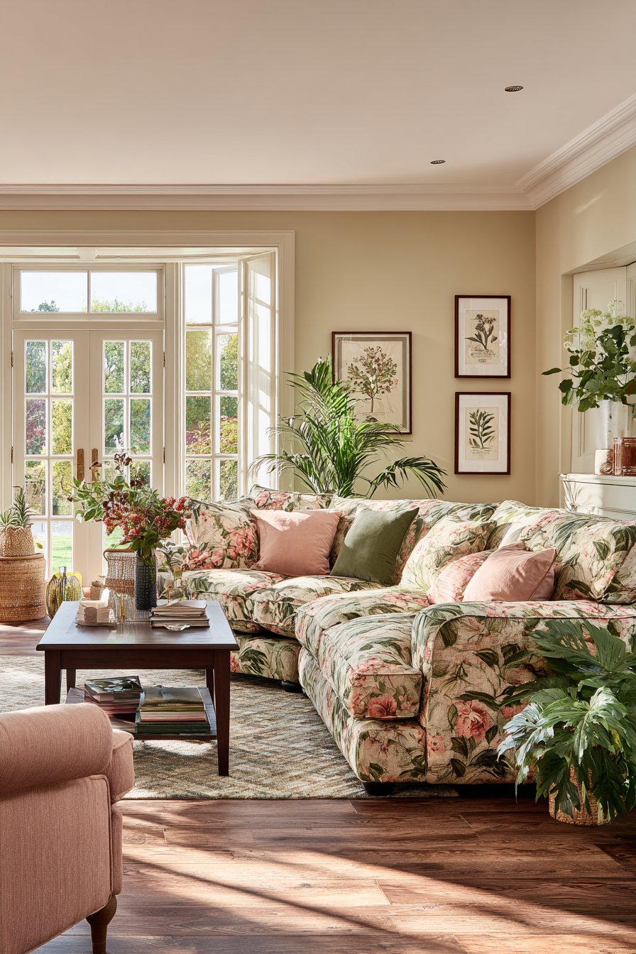 English Chintz Floral Comfort