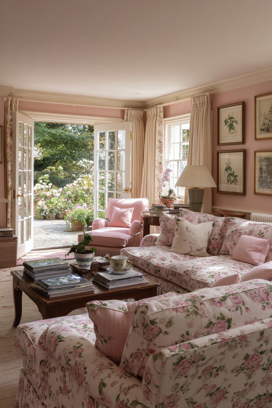 English Chintz Floral Comfort