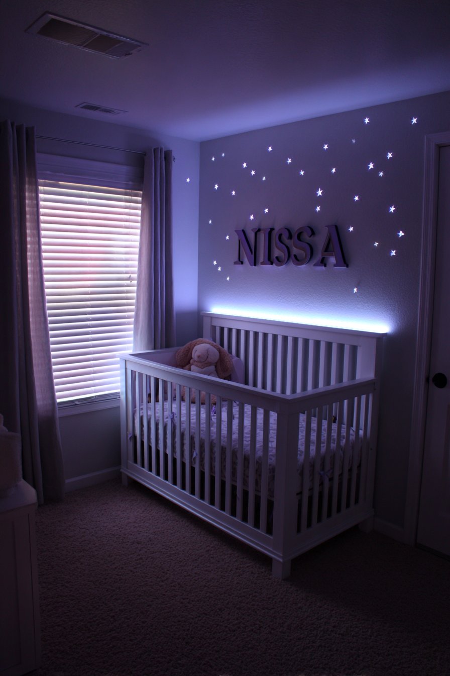 Custom Name Wall with Ombre Lettering