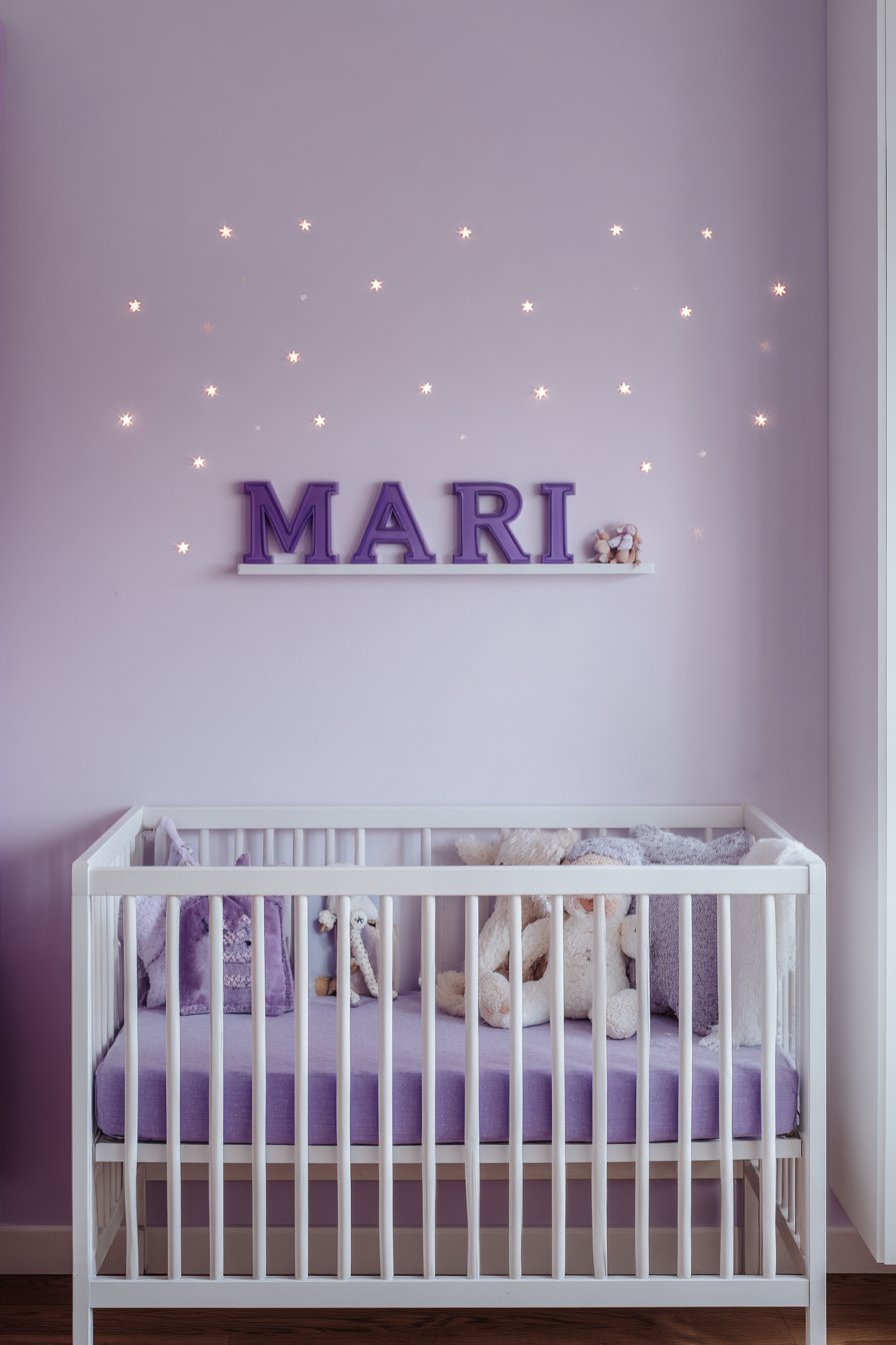 Custom Name Wall with Ombre Lettering