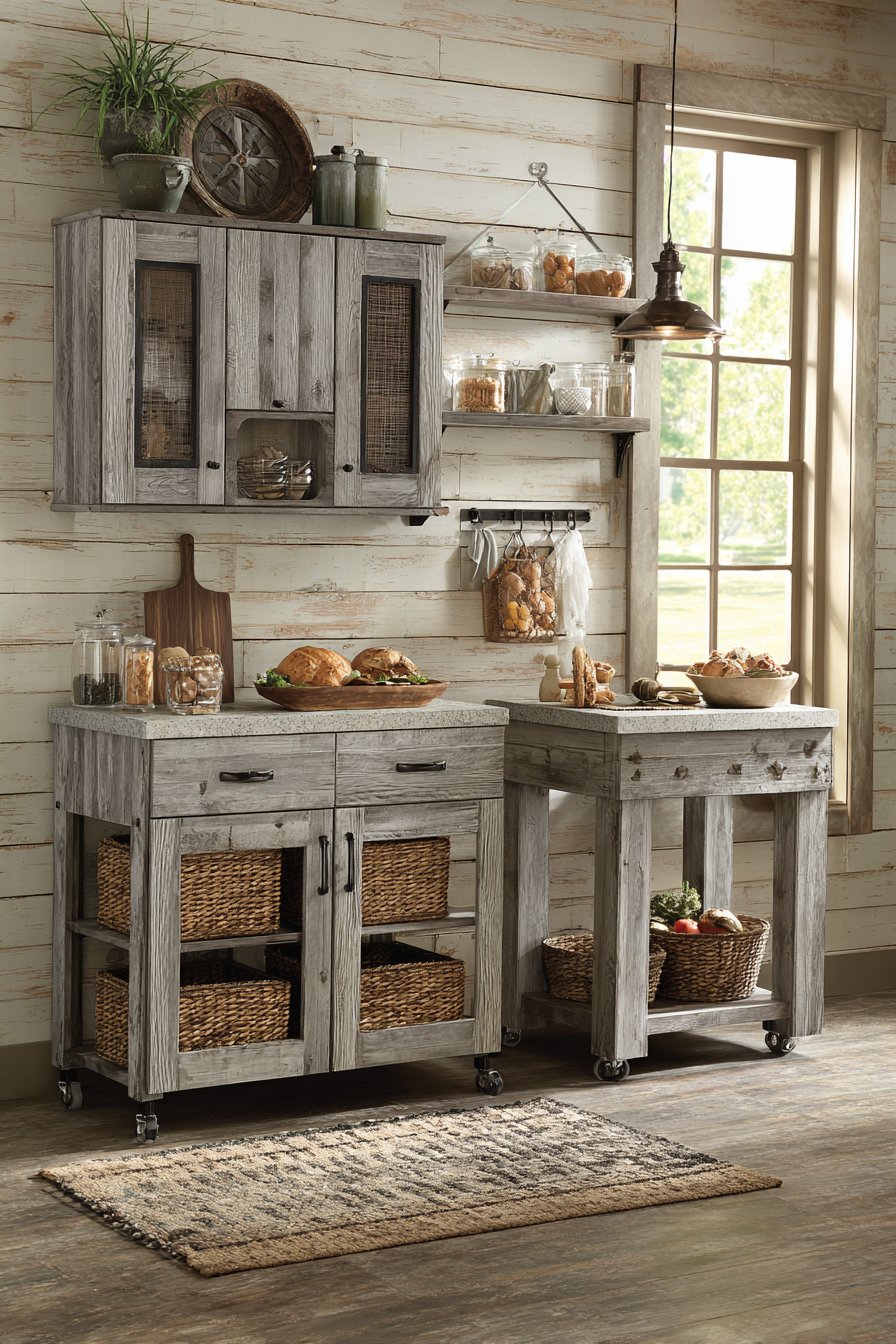 Rustic Reclaimed Wood Character Design