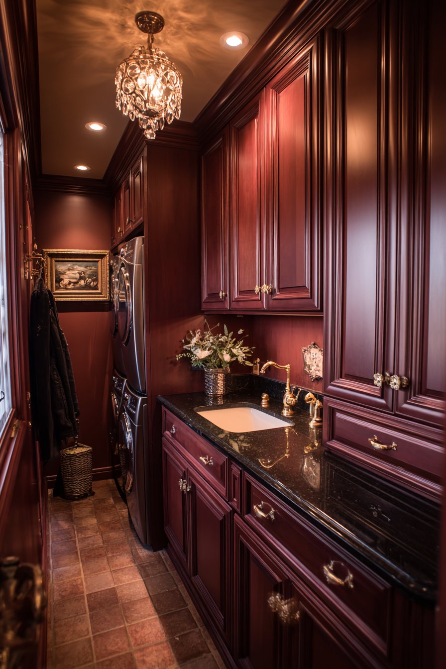 Traditional Elegance with Cherry Cabinetry