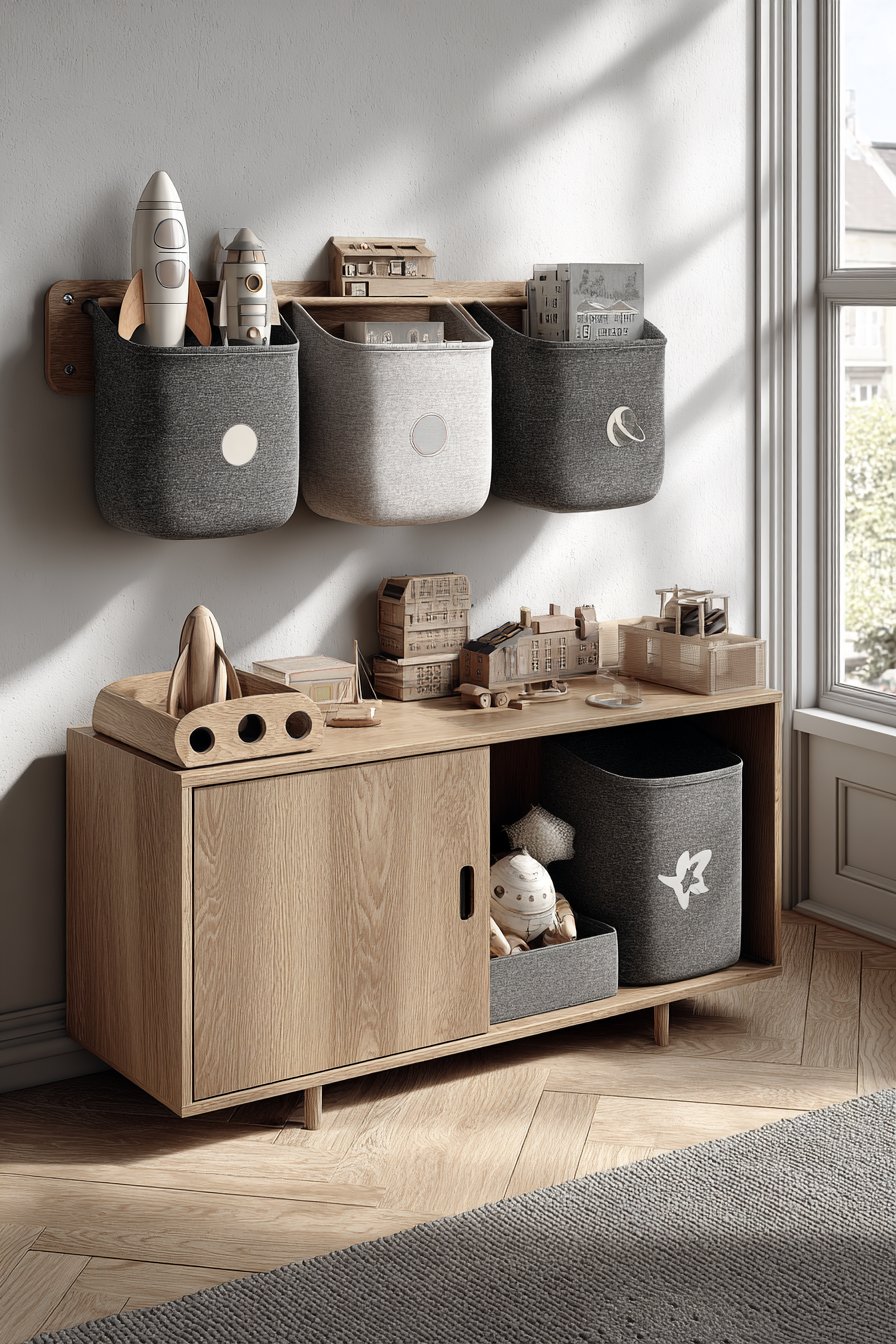 Horizontal Cabinet Toy Storage