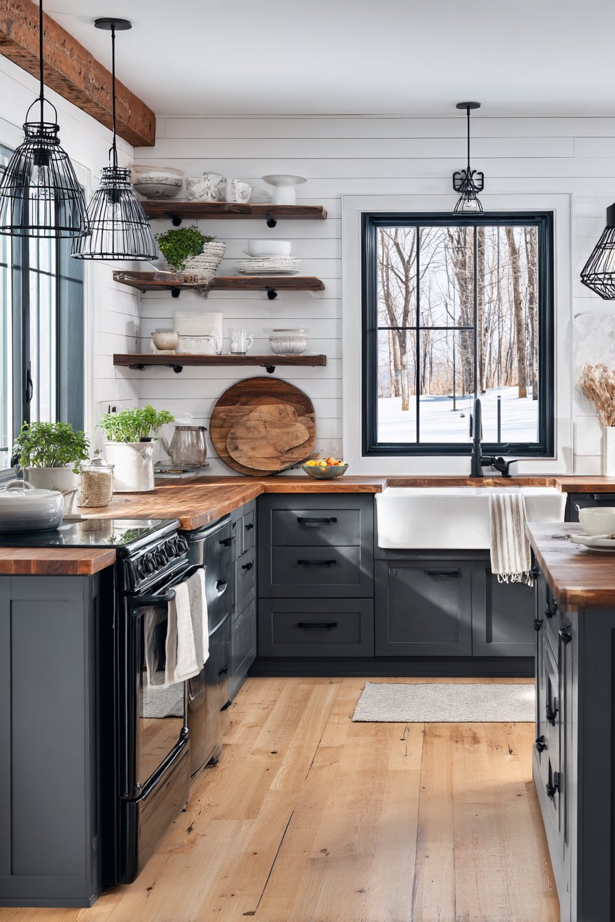 Modern Farmhouse Industrial Blend